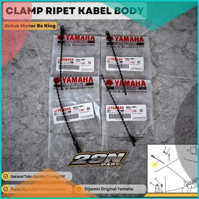 KLEM RIPET KABEL BODY RX KING RXS RXZ L2S TZM RXK ORIGINAL 90464-20031