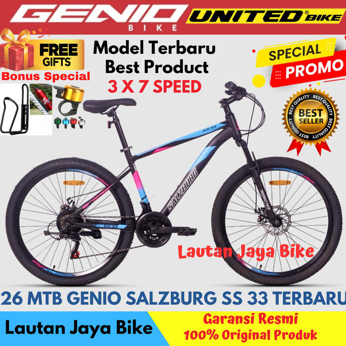 SEPEDA GUNUNG 26 MTB GENIO SALZBURG BY UNITED NEW