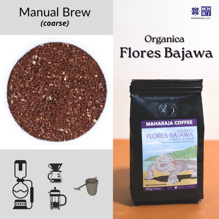 

Kopi Arabika Organica Flores Bajawa 1 Kg Econo Pack Maharaja Coffee