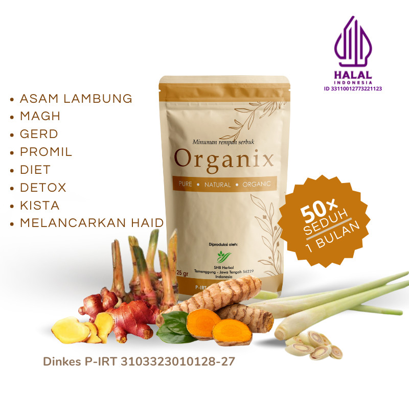 PWR FM RAMUAN ORGANIX MINUMAN SERBUK HERBAL UNTUK ASAM LAMBUNG MAG GERD DIET DETOX PROMIL CINTA JSR