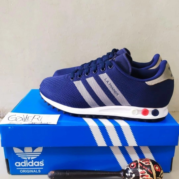 ADIDAS LA TRAINER WEAVED NAVY ORIGINAL USED LIKE NEW