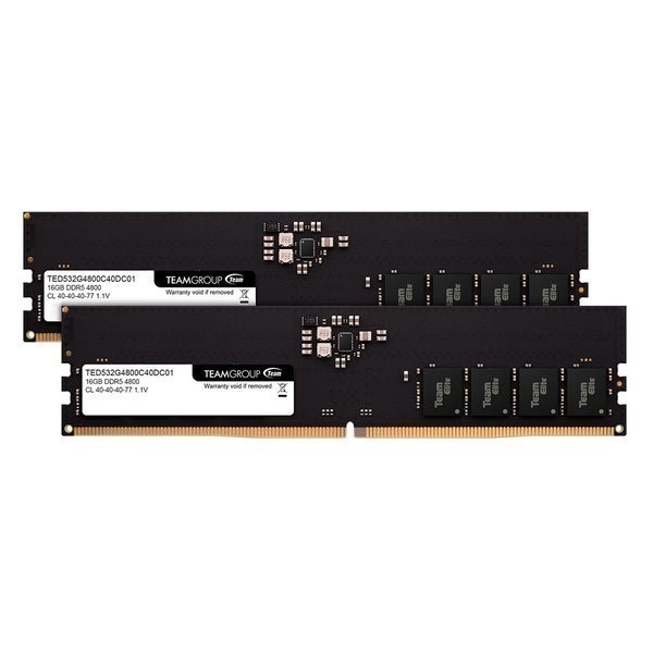 Team Elite 64Gb Ddr5 4800Mhz (32Gbx2) - Ram Komputer Ddr5 64Gb Pc38400