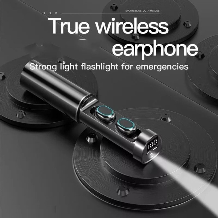 New N21 Tws Bluetooth 5.2 Sport Earphone Wireless Headset Led Display