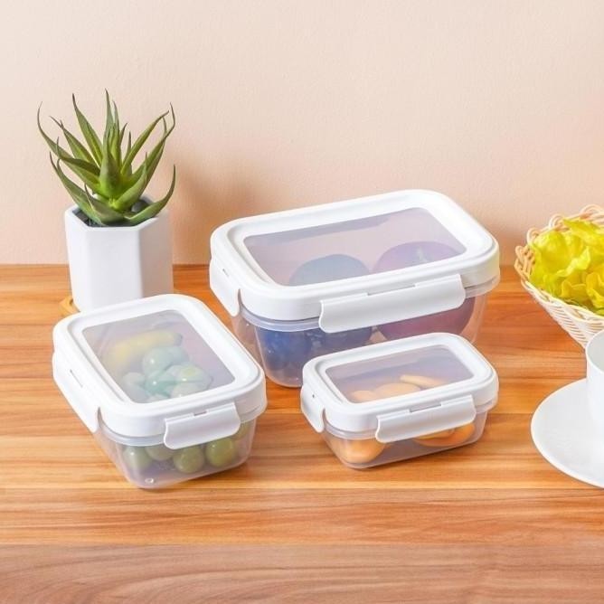 Kotak Makan Food Container Informa Rectangle Set Of 3