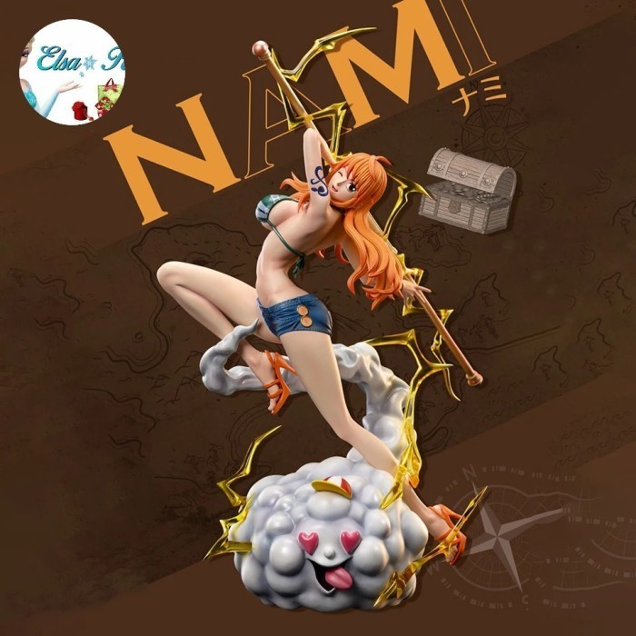 Action Figure Nami Zeus IU STUDIO GK STATUE Anime One Piece Favorit