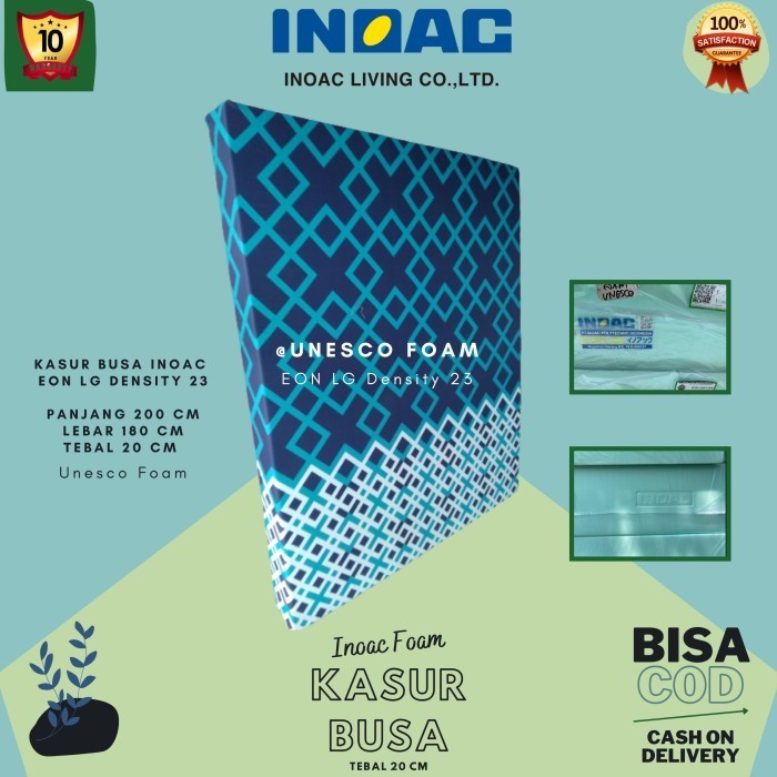 Kasur Inoac 200X180X20 Kasur Busa Inoac Eon D23 Garansi 10 Tahun