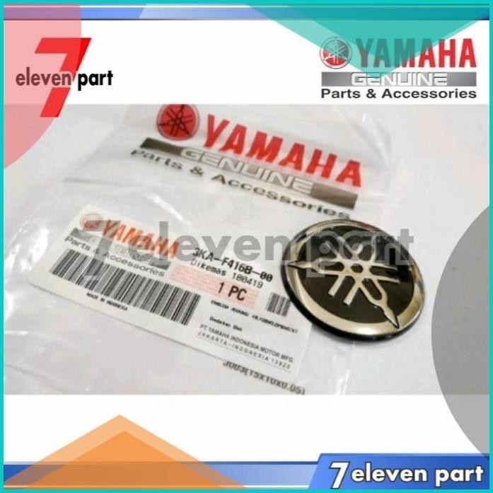 EMBLEM STICKER LOGO TANGKI GARPUTALA SILVER YAMAHA RX KING ORI YAMAHA
