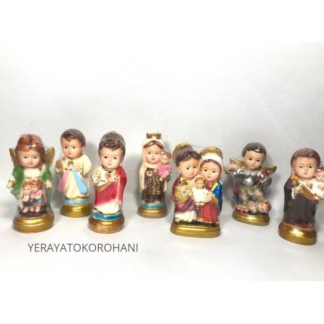 Aneka Patung Pajangan Kecil - Patung Kudus Kecil / Mini - Patung Yesus Kazamora