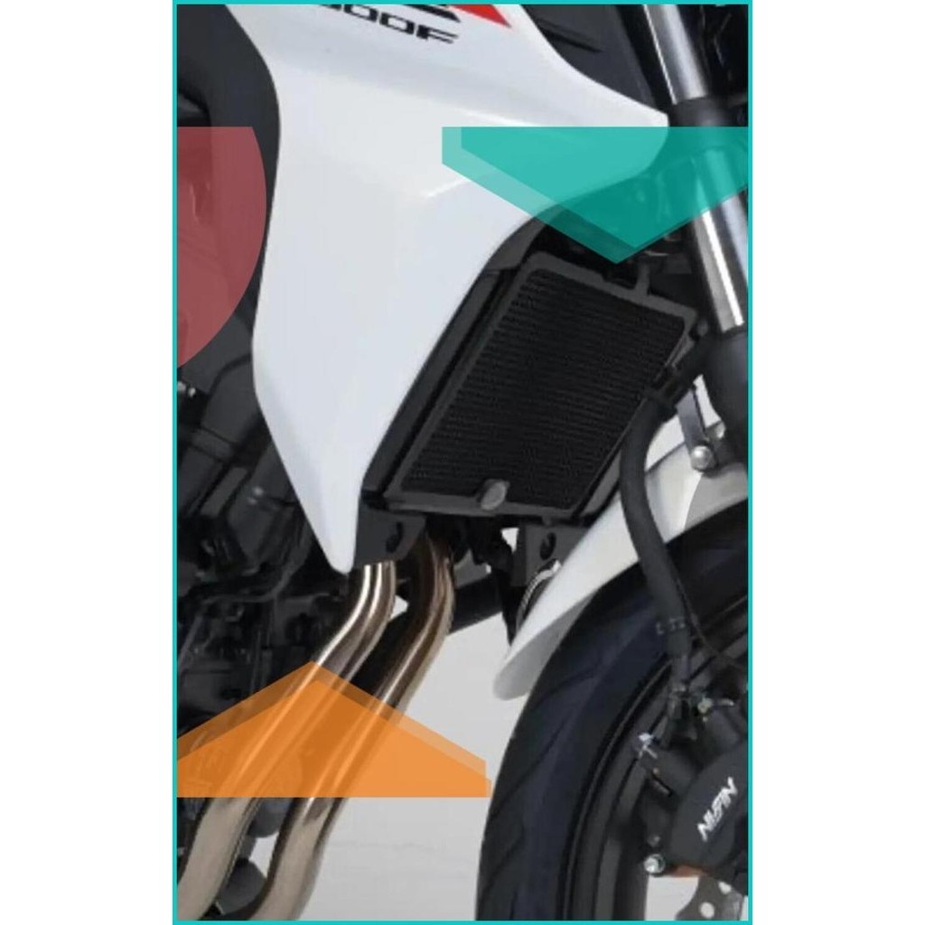 R&G RADIATOR GUARD HONDA CB500F 13-15,CB500X'13&CB400X'19 - RAD0150BK