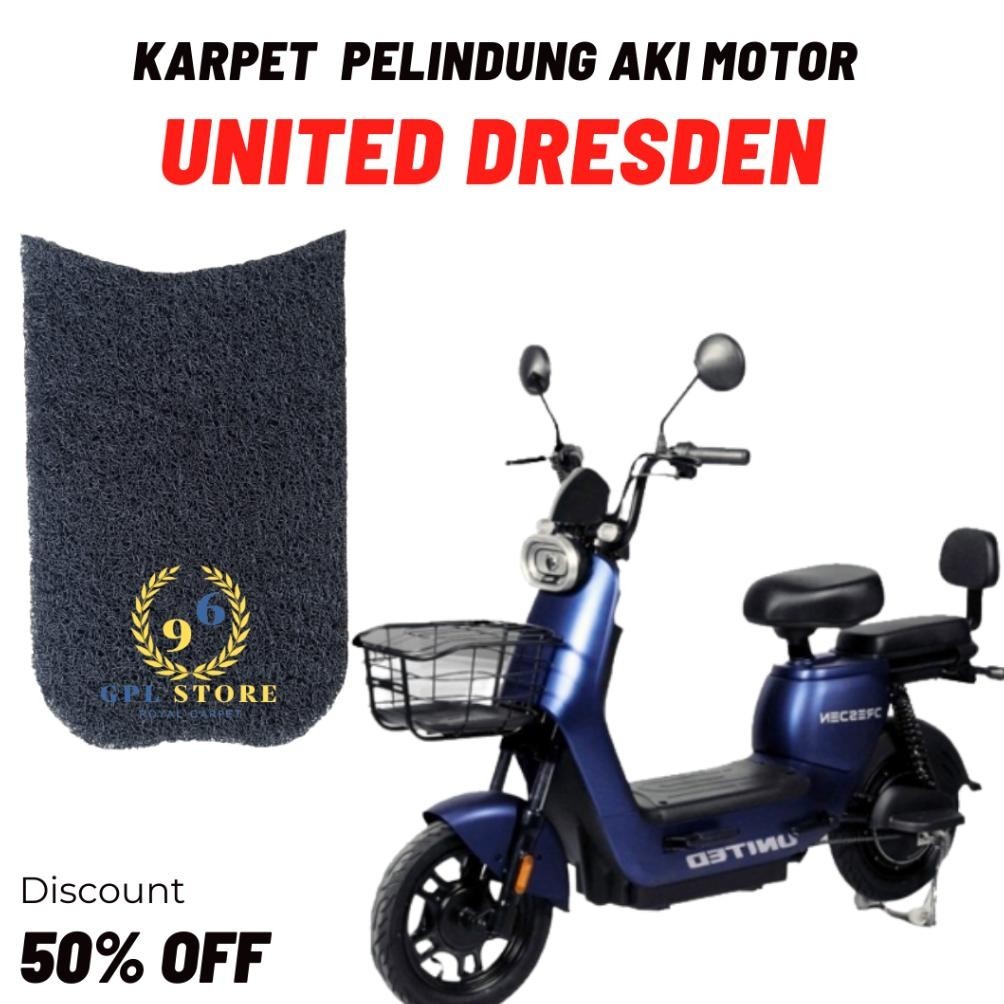 Alas kaki Karpet sepeda motor listrik United Dresden