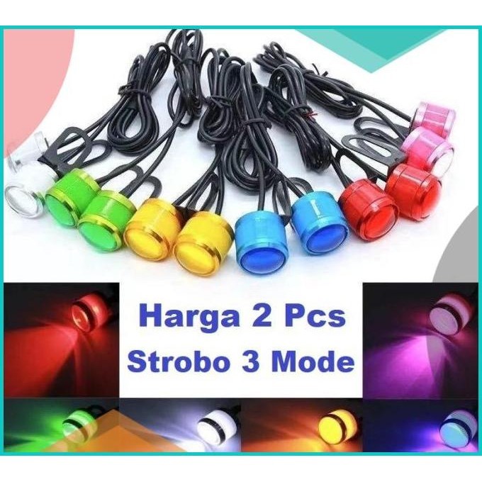 Lampu LED Eagle Eyes Mata Elang Eagle Eye Panoramic Motor Mobil SBY 13