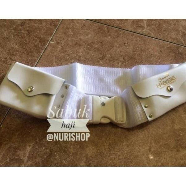 New Diskon Sabuk Putih Haji Dan Umroh Pria Habibie / Sabuk Kain Ihrom Tamarinvill