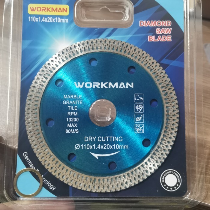 Ready...Ready...Ready...] WORKMAN Diamond saw blade TURBO X mata gerinda potong keramik granit