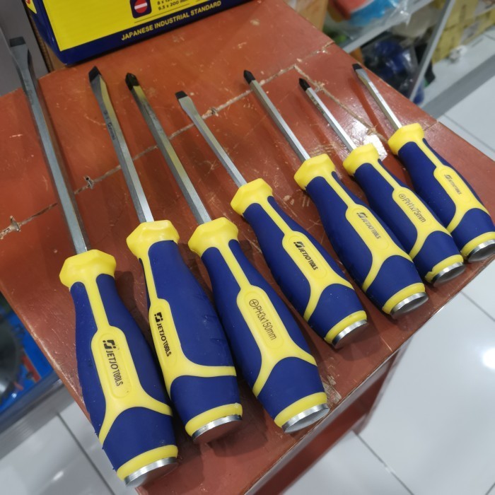 ```````] Obeng ketok gagang tpr set 7 pcs lakoni pro jetjo tools go thru getok