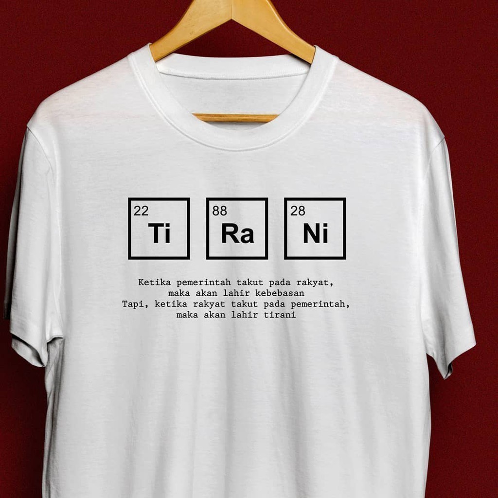 Kaos T Shirt Pria Tirani