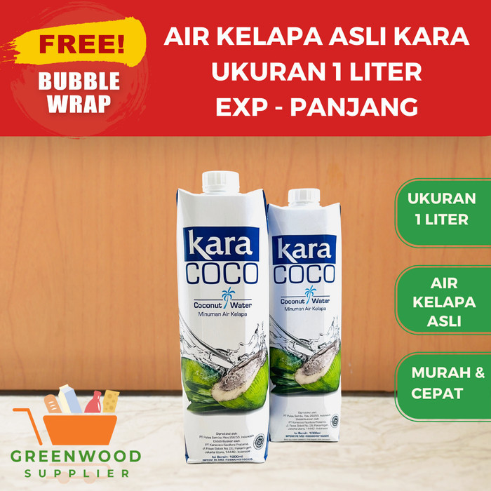 

Brom Kara Coconut Water / Air Kelapa 1 Liter - 1 Pcs [Sameday]