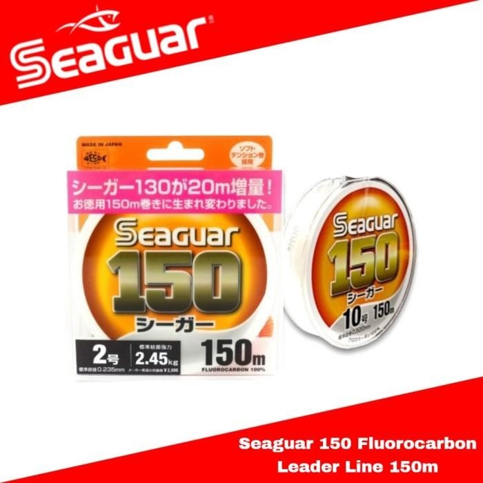 SEAGUAR 150 FLUOROCARBON LEADER LINE 150M