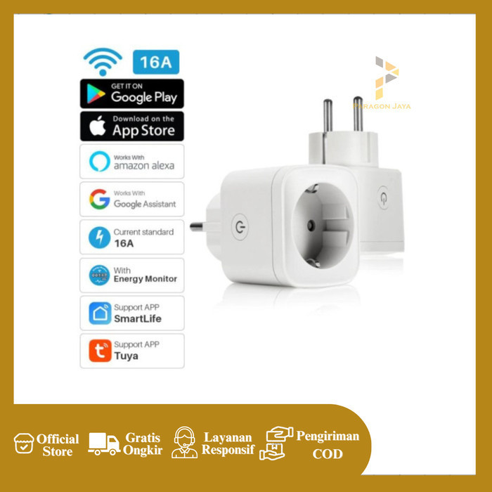 Smart Plug Wifi Wireless Colokan - Iot Smart Home Colokan Steker