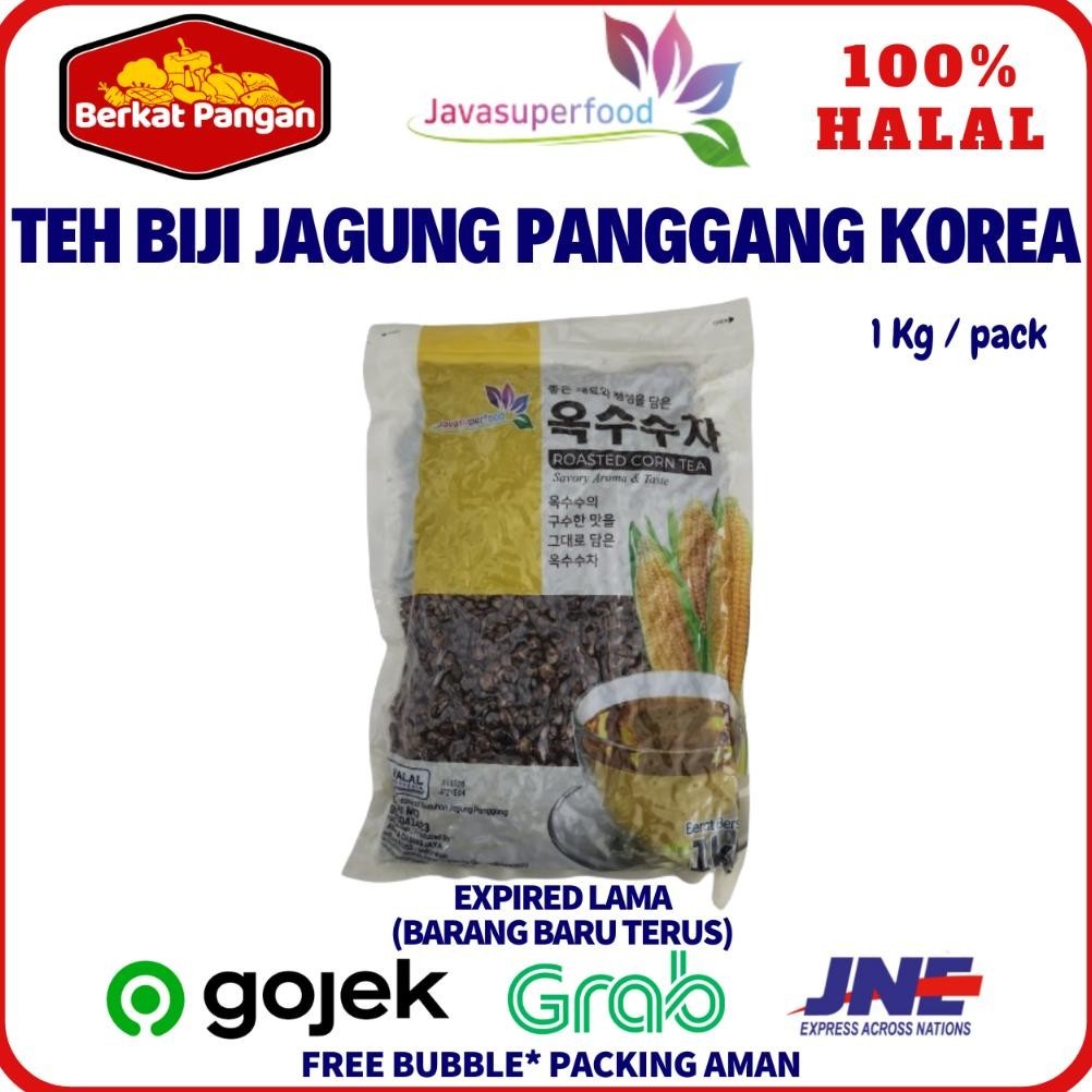 

BN Teh Biji Jagung Panggang Utuh 1kg Lokal / Roasted Corn Seeds 1Kg TERLARIS
