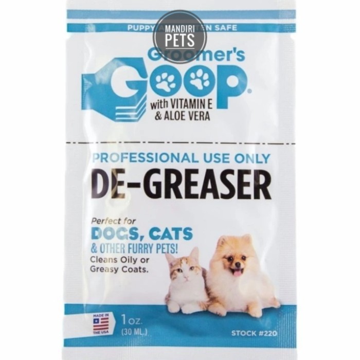 Groomers Goop Degreaser Grooming Anjing Kucing