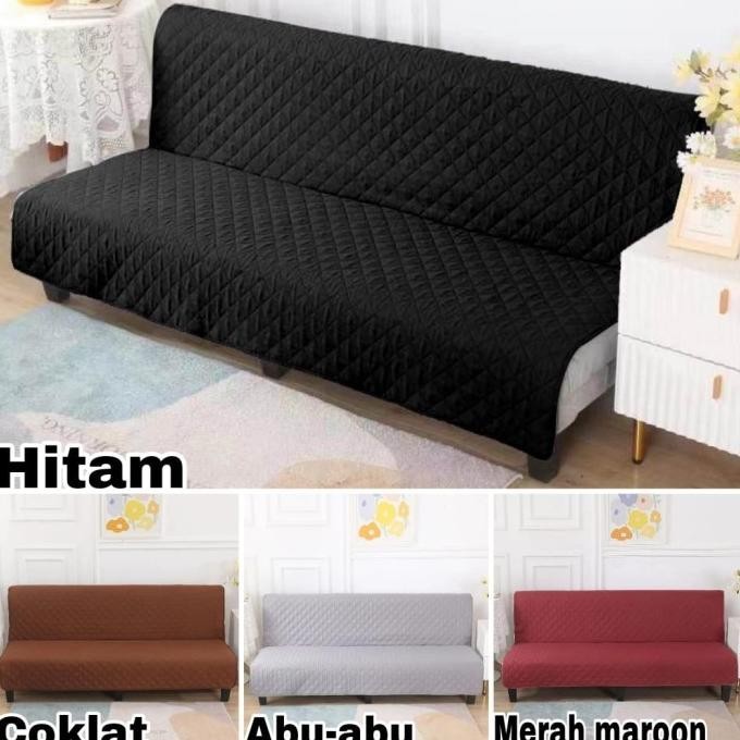 Sarung sofa bed PROTEKTOR size: M L /Cover sofa bed INFORMA microfiber