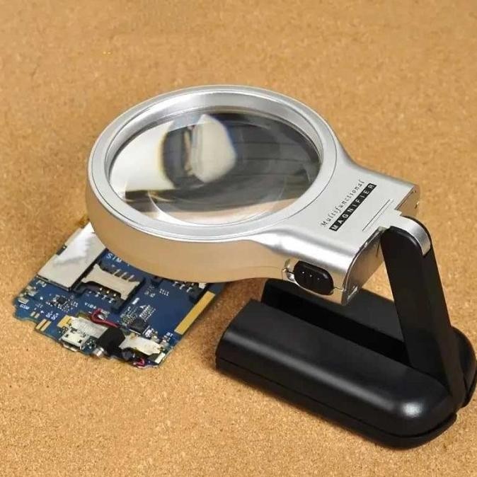 

Kacapembesar Kaca Pembesar Led Folding Diameter 63 Mm Lup Magnifier 3X