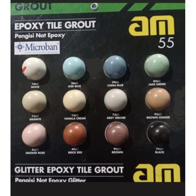 Nat Keramik Kamar Mandi Hitam Am 55 Semen Nat Epoxy Tile Grout Kualitas Premium
