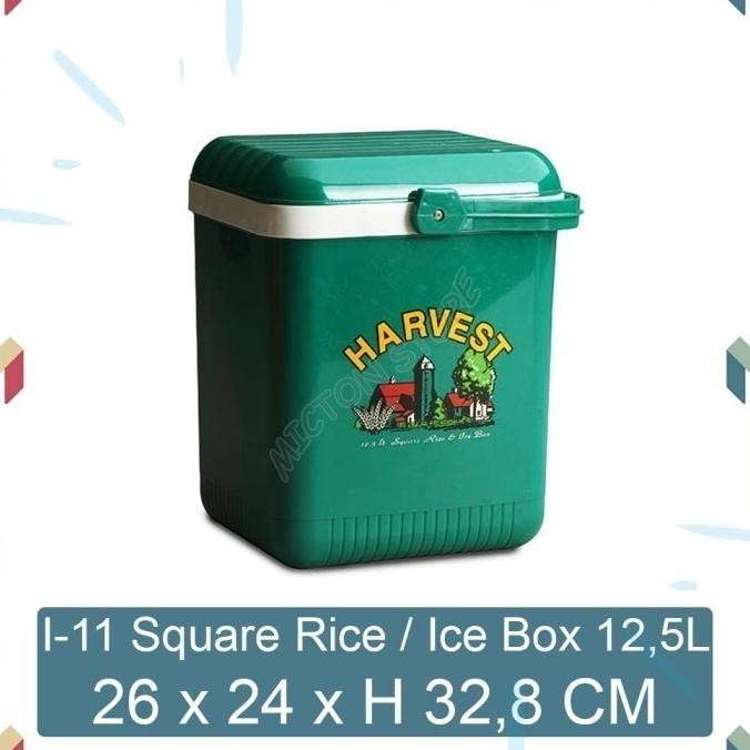 MICTON Lion Star I-11 Square Rice Ice Box 12,5 L Termos Nasi Es Batu