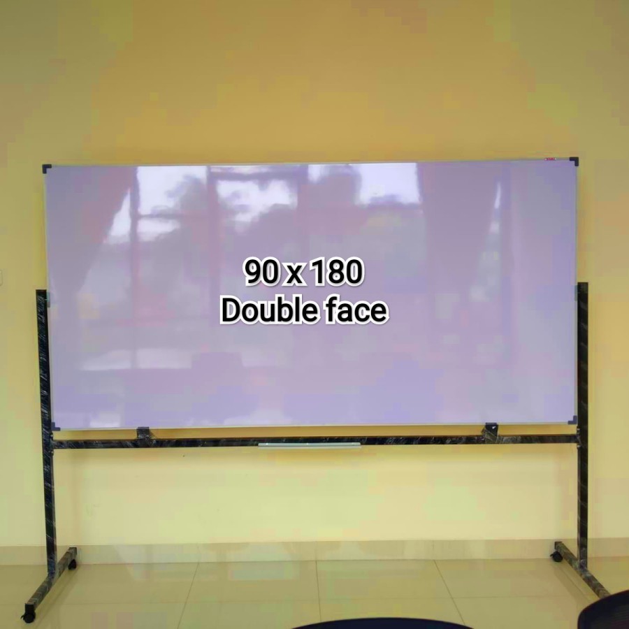 

Whiteboard standing 90 x 180 cm double face