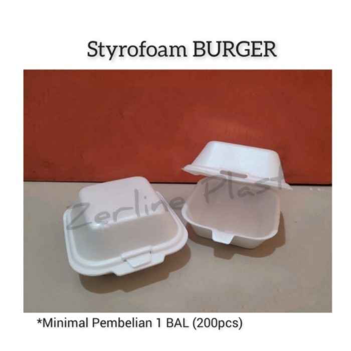 

Styrofoam Burger / Box Burger @200Pcs