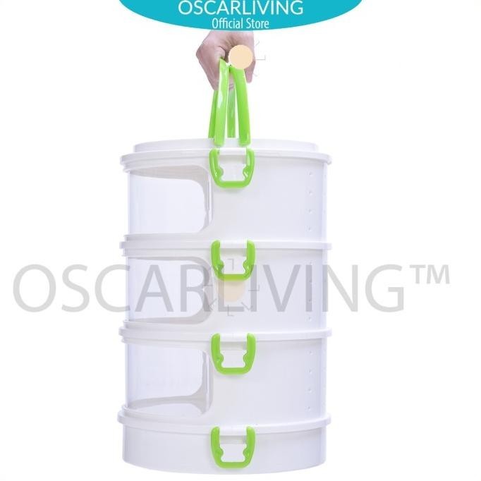 Tabitha Tudung Saji 4 Susun / Tempat Makanan / Serbaguna RANDOM