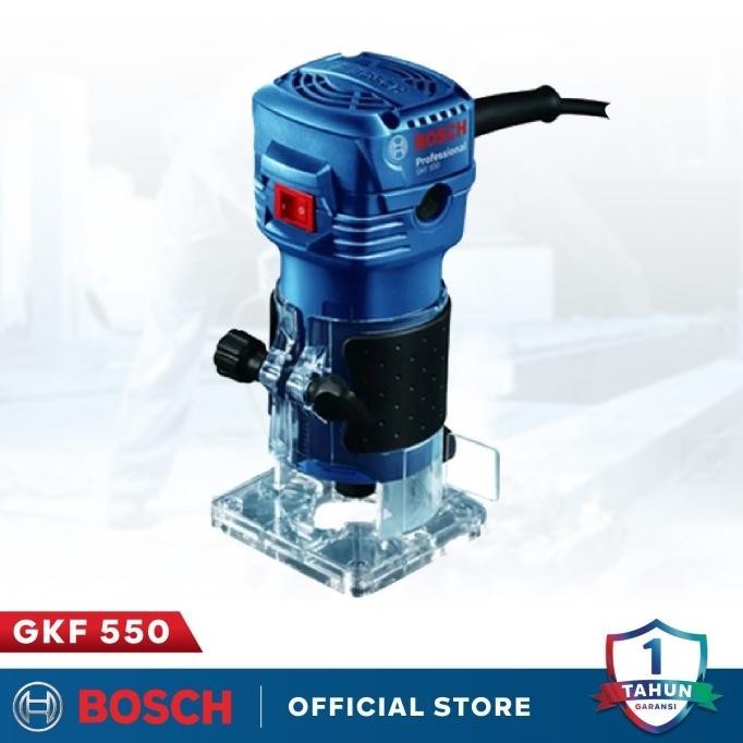 GKF 550 BOSCH Router 1/4" / Router Genggam BOSCH GKF550 Mesin Router