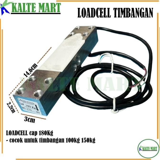 Loadcell Capasitas 180Kg Loadcell 100Kg 150Kg Sensor Timbangan Digital