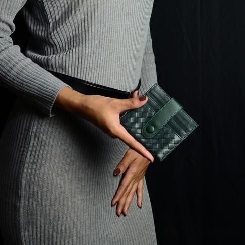 

Wch-13 Fashi In Green Card Holder Kualitas Premium