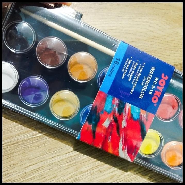 

HOT DEAL CAT AIR WATERCOLOR JOYKO 16 WARNA