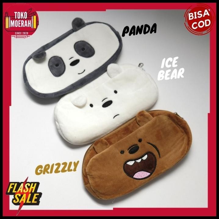 

HOT DEAL KOTAK PENSIL WE BARE BEARS TEMPAT PENSIL KAIN WBB LUCU UNIK IMUT MURAH