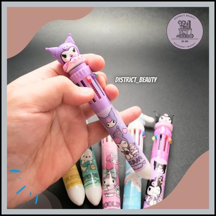 

DISKON PULPEN 10 WARNA SANRIO PEN MOTIF LUCU UNIK IMUT KUROMI CINAMOROL !!!!!!