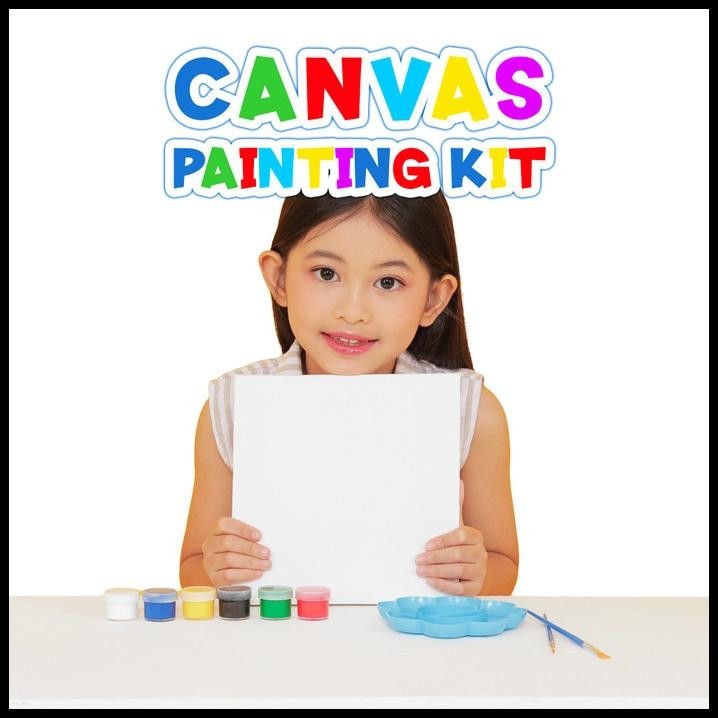

GRATIS ONGKIR KANVAS LUKIS ANAK PAKET LENGKAP SET MELUKIS CANVAS CAT KUAS PALET+BOX !!!!