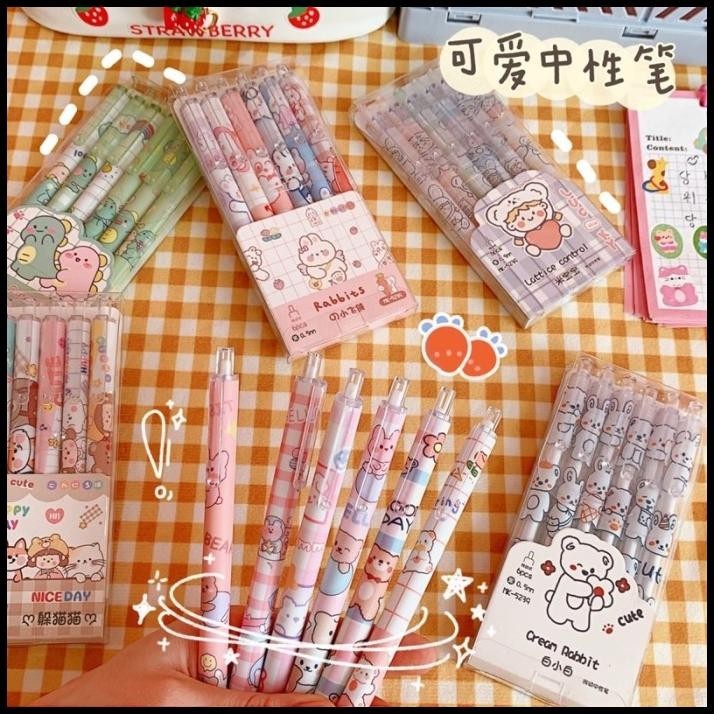 

DISKON CUTE PEN SET AUTOMATIC KAWAI PEN PENA OTOMATIS !