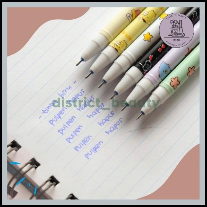 

GRATIS ONGKIR PULPEN HAPUS BIRU ISI 6 PCS BOLPEN BISA DIHAPUS TINTA BIRU ERASABLE PE !!!!