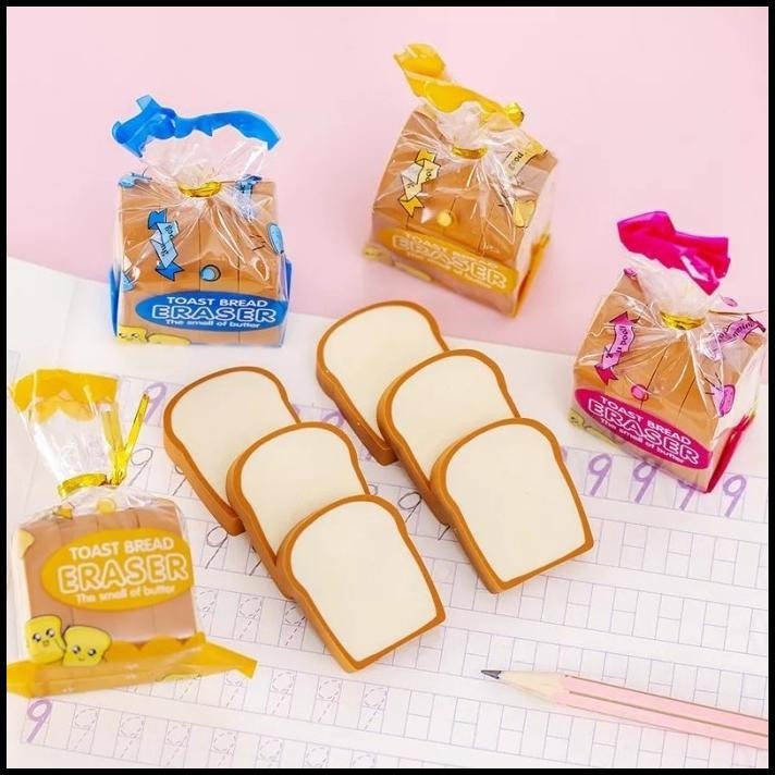 

HOT DEAL PENGHAPUS PENSIL KARAKTER ROTI TOAST BREAD ERASER SOUVENIR PERNIKAHAN !!!!