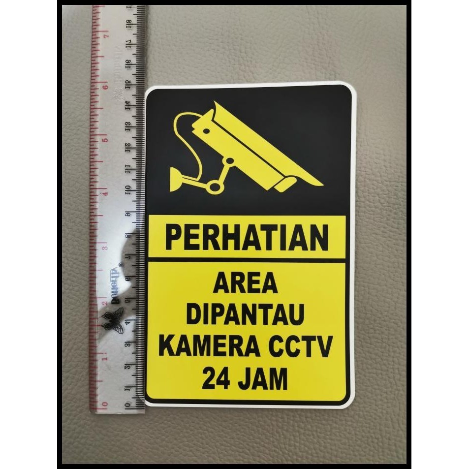 

GRATIS ONGKIR CCTV WARNING STICKER VINYL COCOK UNTUK KANTOR TOKO DAN RUMAH