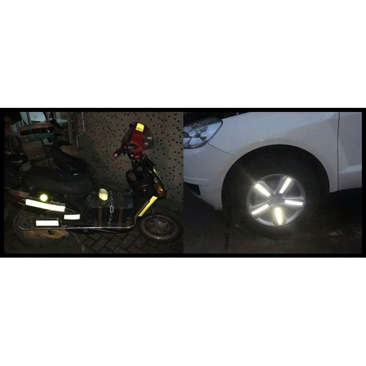 

BEST DEAL STICKER STIKER MEMANTULKAN CAHAYA SPOTLIGHT UKURAN 3 METER !!!!!!!