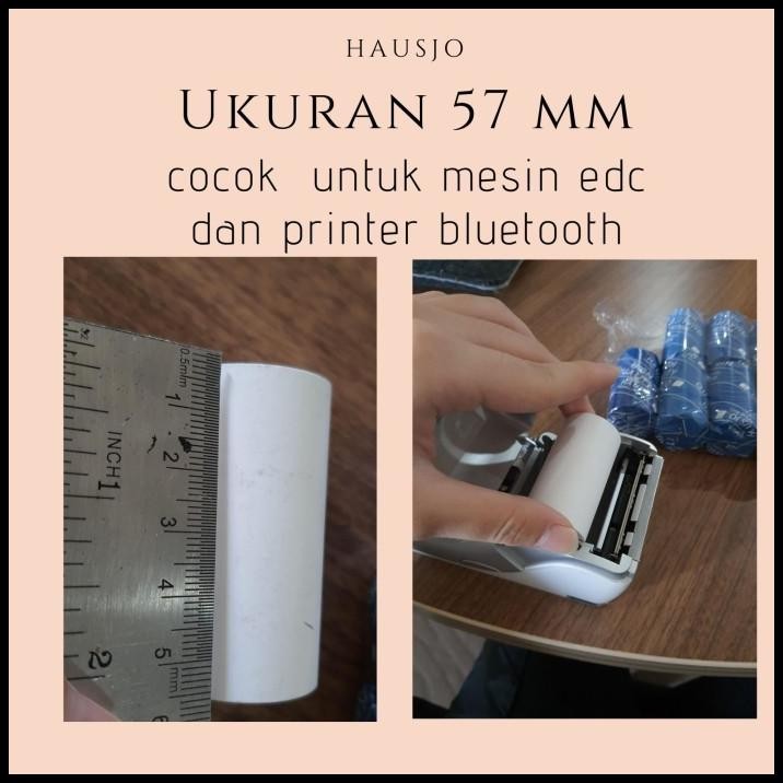 

BEST DEAL KERTAS THERMAL HAUSJO 57X31 MM BERISI 10 ROLL !!!!!!