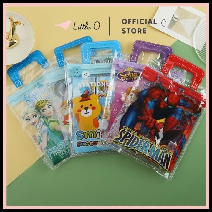 

GRATIS ONGKIR 7IN1 TOTE BAG SET ALAT TULIS STATIONERY GOODIE BAG HADIAH KADO ANAK !!!!!!!