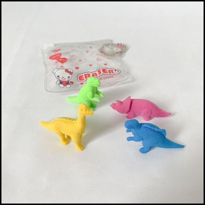 

BEST DEAL PENGHAPUS LUCU BENTUK DINO SAYURAN 1POUCH ISI 4 LENGKAP IMPOR TERMURAH !!