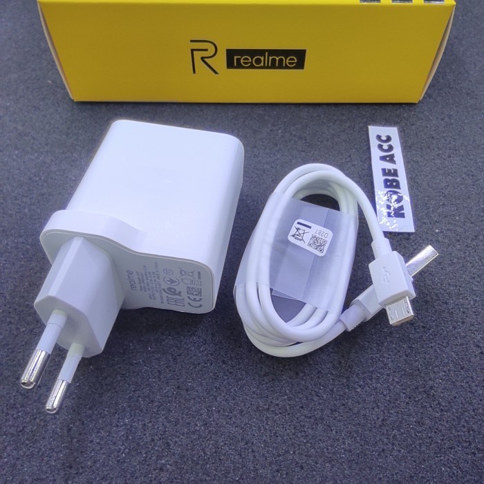 Charger Realme C15 Qualcomm C15 Micro Fast Charging 18W Ori