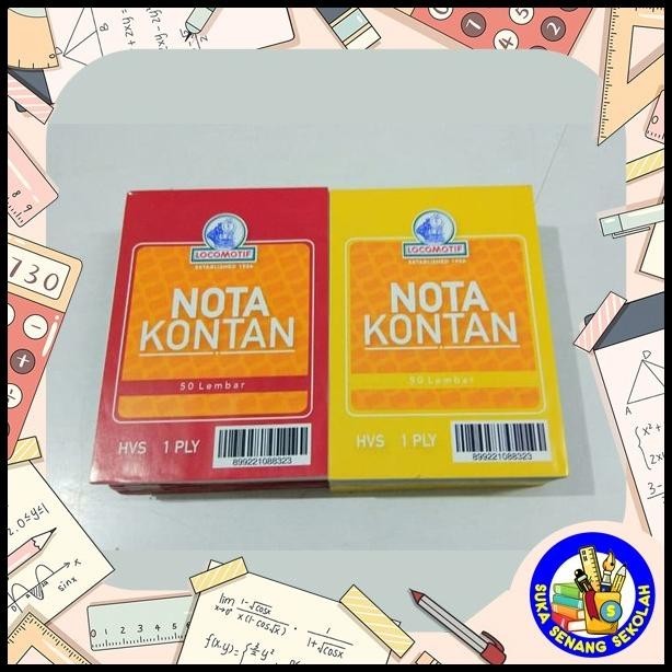 

DISKON NOTA KONTAN HVS 1 PLY 50 LEMBAR (10PCS) - LOCOMOTIF B0014 !!!!!!!