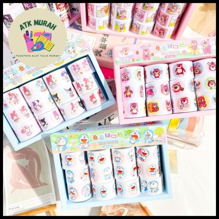 

TERMURAH WASHITAPE SZ-182 KARTUN 1 ROLL WASHI TAPE SATUAN DECO TERMURAH COD