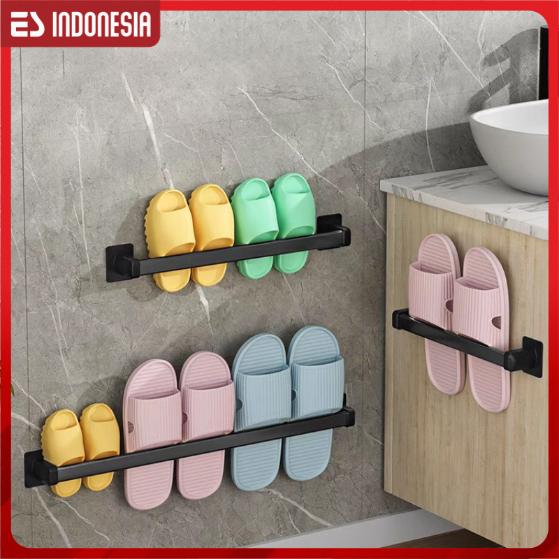 ESINDO Rak Sandal Tempel Rak Sepatu Tempel  - Rak Penyimpanan Tempel